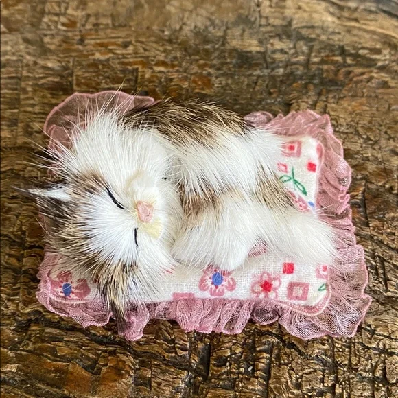 🐈Vintage🐈Cat Sleeping on Pillow - Picture 8 of 8